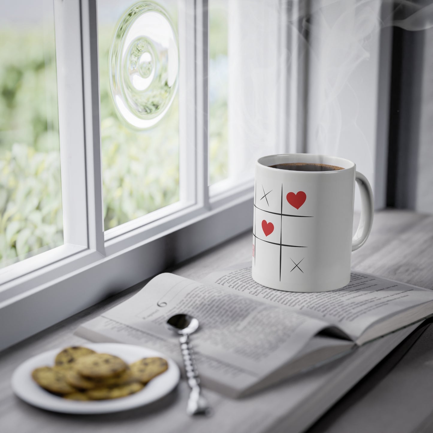 Weisse Tasse Bruder Liebe