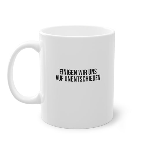 Weisse Film Tasse "Ritter der Kokosnuss"